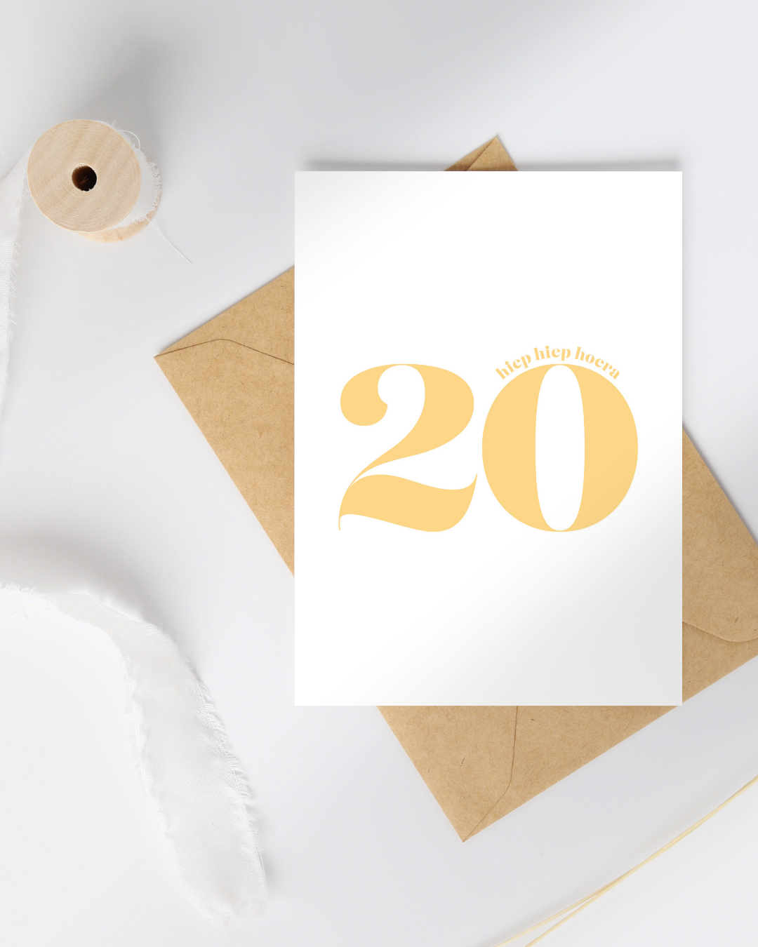 Verjaardagskaart 20 jaar