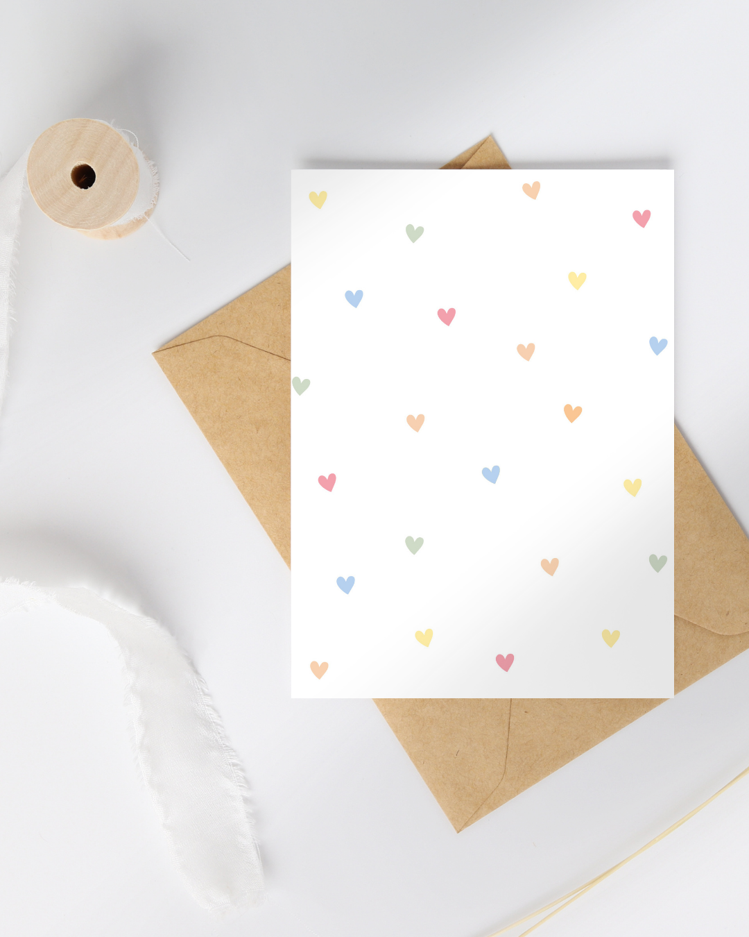 Wenskaart Hearts