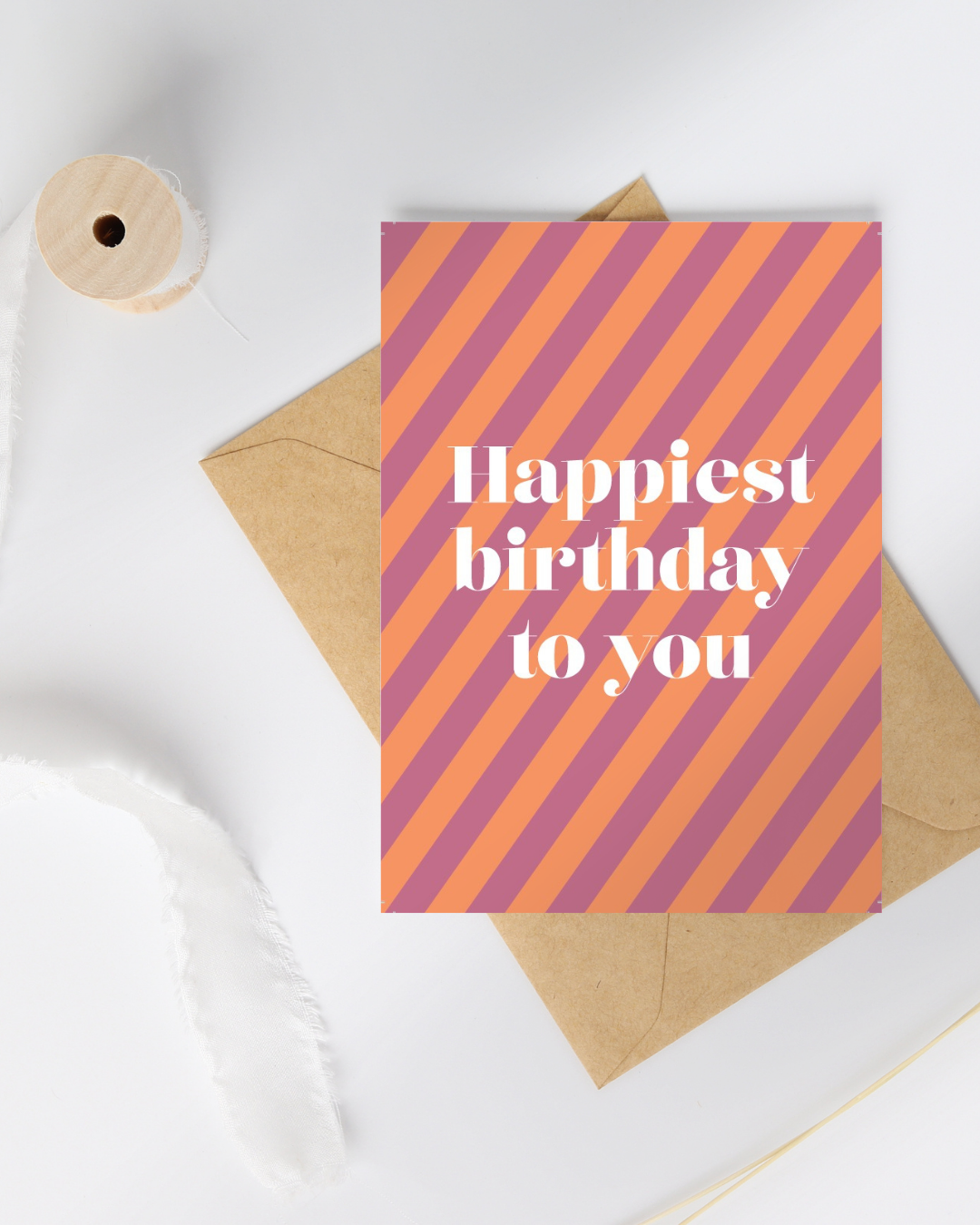 Verjaardagskaart Happiest birthday to you