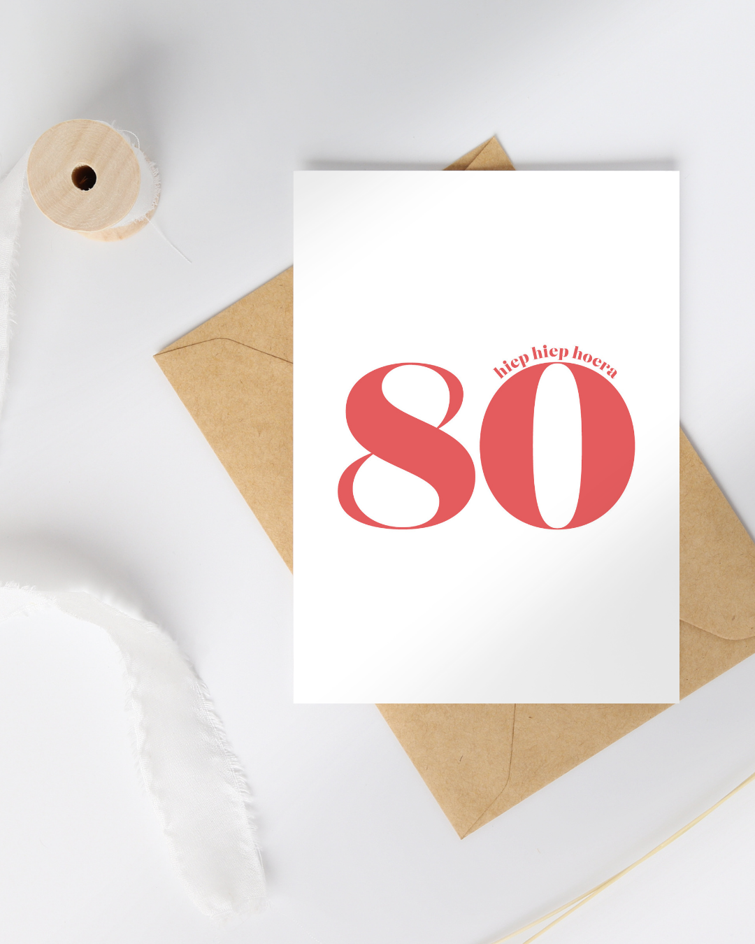 Verjaardagskaart 80 jaar