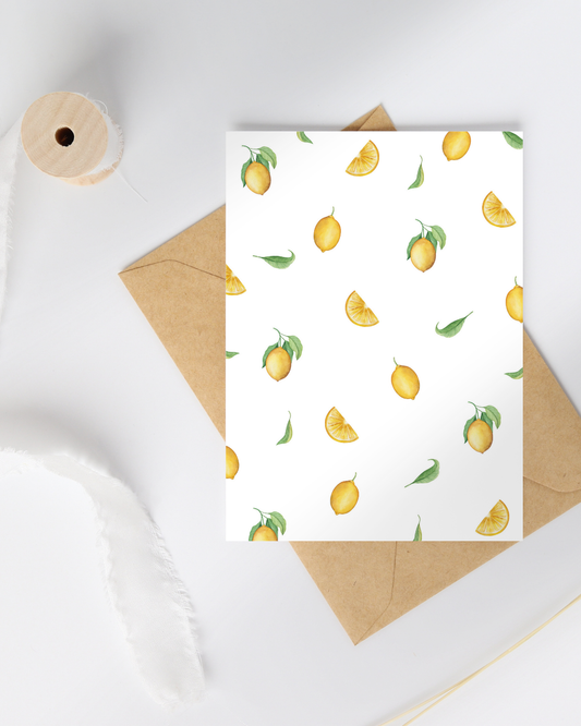 Wenskaart Lemons