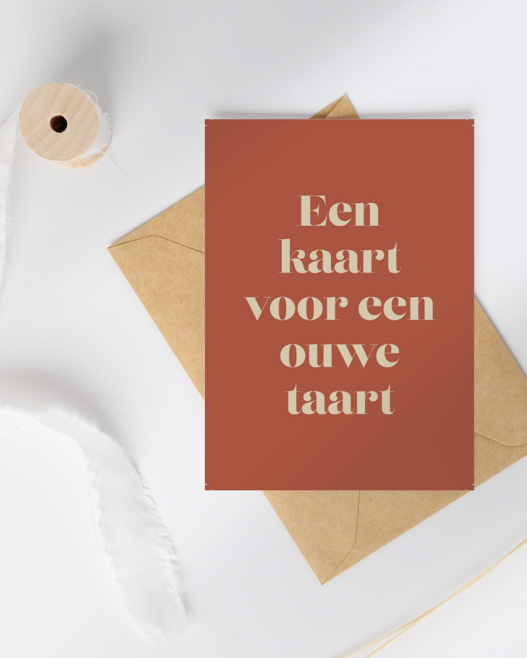 Verjaardagskaart Een kaart voor een ouwe taart