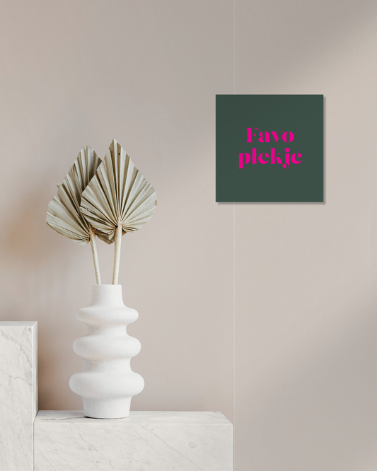 Tegeltje Favo plekje (15x15cm)