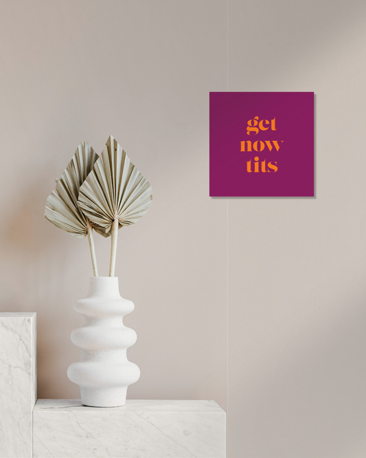 Tegeltje Get now tits