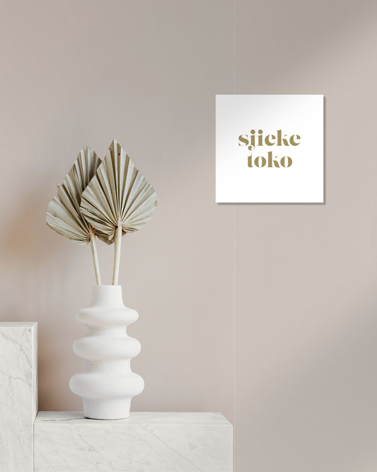 Tegeltje Sjieke toko (15x15cm)